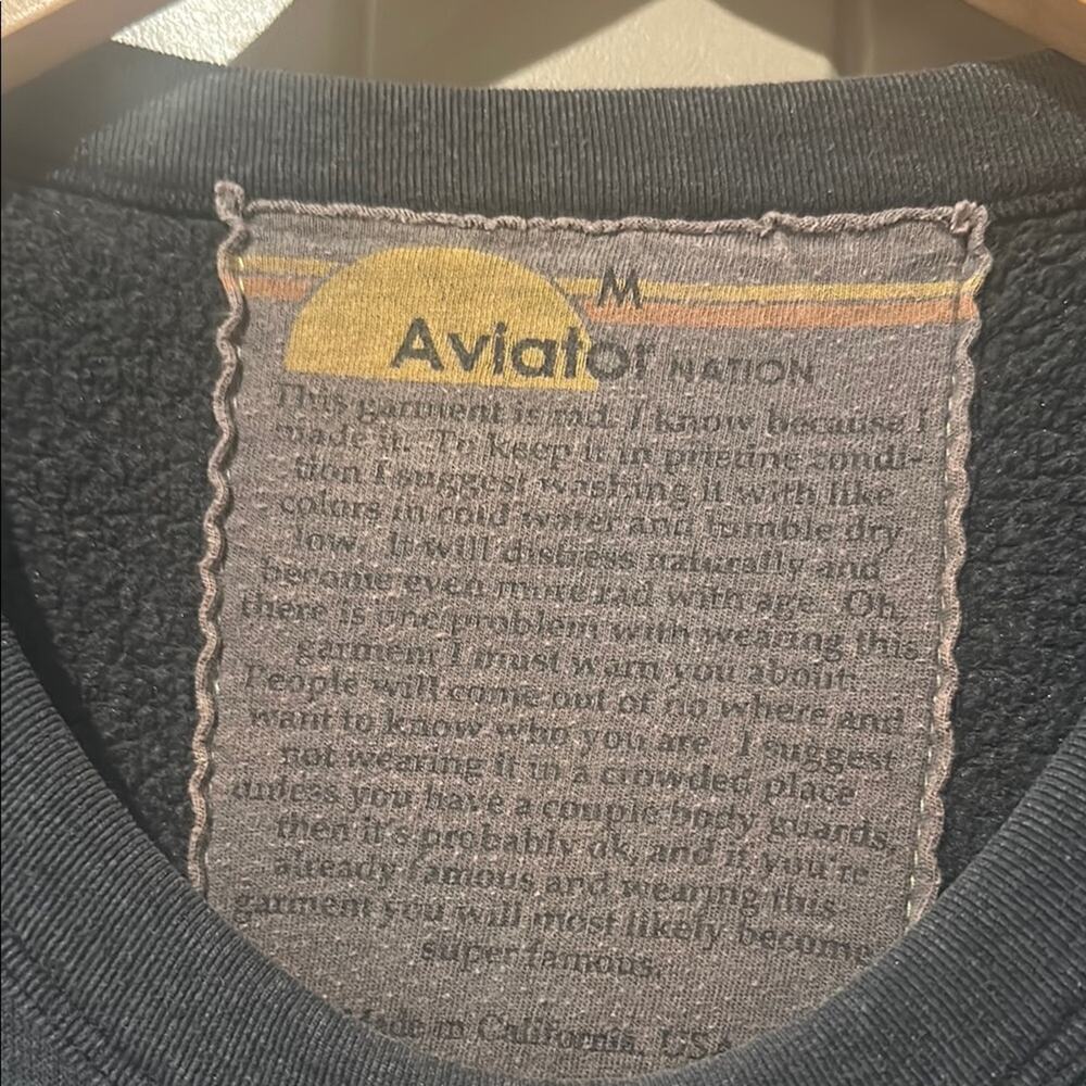 AVIATOR NATION Smiley Crewneck M - Picture 4 of 10